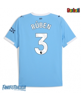 Manchester City Ruben Dias #3 Tricou Fotbal Replică 2025-26 Barbati Acasa